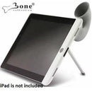 Bone Collection Horn Stand with Sound Amplifier for iPad 2 -Provides Audio amplification up to 15dB without the use of batteries and a stable easy to use stand-Grey 1 year Limited Warranty