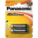 Panasonic Alkaline Power Aa Batteries 2 Pack Colour Bronze- Lr6Apb 2Bp Also Known As - 15Au Lr6 X91 Aa Sold As A Pack Of 2 Aa Batteries On A Card