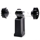 UniQue Transparent Tube Blue LED Light Stereo Speaker- Tempered Glass Tube Cabinet Illuminated Blue LED Light 3.5mm Input Audio Jack Power Adaptor Included Speaker 2 X 1W Colour Black 1 year Limited Warranty