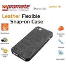 Promate Lanko.I5 Iphone 5 Hand-Crafted Leather Case Protective Elegant & Flexible For Iphone 5 5S Colour:Black Flexible Snap-On Case Wrapped In Hand Crafted Leather For Iphone5 5Slanko.I5 Is An Elegant Case That Protects Your Iphone 5 5S In A High Qual...