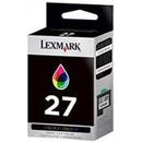 Lexmark 27 Cyan Magenta Yellow Colour Original Ink Cartridge