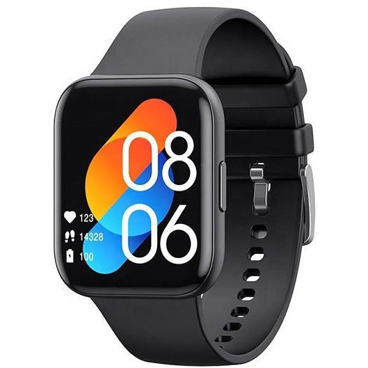 Havit M9021 Health And Fitness Tracker Smart Watch- Square High Definition 1.69 Inch Full Touch Screen Tft Colour Display, 240X280 Screen Resolution, 200Mah Lithium Rechargeable Battery, 24 Hour Heart Rate Monitoring Function, Sleep Detection Function,...