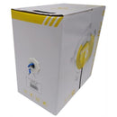 Netix Utp Cat 6 Copper Clad Aluminium 23Awg Ethernet Cable Blue- Unshielded Twisted Pair Cable-Solid Core, 305M Easy Pull Box-Colour Blue -Please Note-This Is A Cca Cable, Retail Box, No Warranty