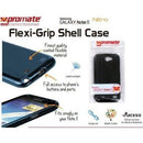 Promate Nitro.Black Multi-Colored Flexi-Grip Designed Case For Samsung Galaxy Note 2. Black 1 Year Warranty