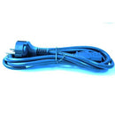 UniQue Standard Single Head Power 2 Pin Cable 1.8m - Standard computer power cable with 90 Degree 2-prong plug on one end and kettle plug connection on the other. OEM