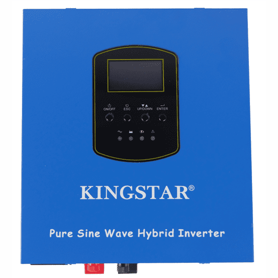 Solarix Kingstar 1500Va Hybrid Pure Sine Wave 12V Inverter- Built-In Pwm 30A Solar Charger Controller, 1200W Rated Power, Input 230Vac 50 60Hz, Output 230Vac 50 60Hz, Dc Input 12Vdc 120A, Dc Output 13.75Vdc 30A, Max Solar Voltage [Voc] 30V, Solar Rated...