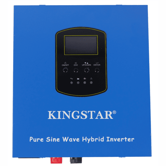 Solarix Kingstar 1500VA Pure Sine Wave 12V Inverter- Off-Grid Solar Inverter Built-in PWM 30A Solar Charger Controller 1200W Rated Power Input 230VAC 50/60HZ Output 230VAC 50/60HZ DC Input 12VDC 120A DC Output 13.75VDC 30A Max Solar Voltage [VOC] 30V S...