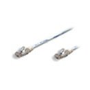 NetiX UTP CAT5E Copper Clad Aluminium Ethernet Patch Cable 3 Metre Cable Length Light Grey-Ready To Use Moulded RJ45 Connectors