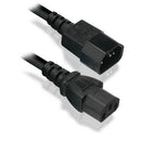 Unique Power Cable Extension Cable Single Head- Used To Extend The Length Of The Normal Power Cable, Iec Male To Iec Female Power Lead For Ups, 1.0 Metre Cable Length, Colour Black, Retail Box, Limited Warranty
