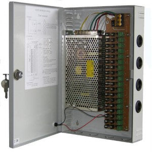 Securnix 12Vdc 10Amp 9 Channel Cctv Power Supply Input:110-220Vac, Output: 12Vdc 10A 9Ch, Ptc 1M Ac Cord With Sa Plug, Retail Box, 1 Year Warranty