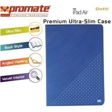 Promate Dotti Premium ultra Slim and Sporty Case for iPad Air -Blue 1 Year Warranty