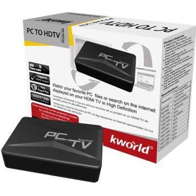 Kworld Pc To Hdtv :Watch Your Favorite Pc Files Or Search On The Internet Displayed On Your Hdmi Tv In High Definition