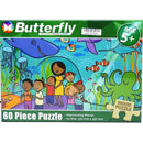 Butterfly 60 Piece A4 Wooden Puzzle At The Aquarium -Interlocking Pieces 210 x 297mm Each Puzzle Contains A Full Size Poster