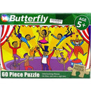 Butterfly 60 Piece A4 Wooden Puzzle At The Circus -Interlocking Pieces 210 x 297mm Each Puzzle Contains A Full Size Poster