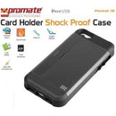 Promate Pocket.I5 Iphone 5 Shock Proof Rubberized Case With An In Built Card Holder For Iphone 5 5S Colour:Grey Shock Proof Case With Card Holder And Sim-Card Remover For Iphone 5 5Sthere’S No Better Way To Stay Organized But With Pocket.I5 A Shock Pro...
