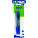 Marlin Arrowline Retractable Pens Colour: Blue ( Pack of 2)