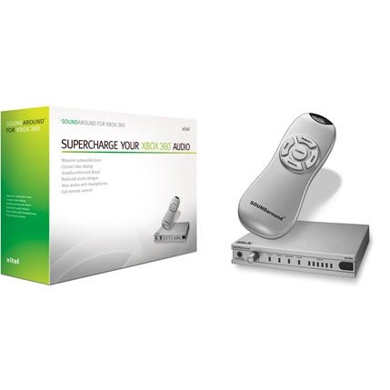 Xitel Soundaround Home Theatre Processor Unit- SRS TruSurround XT Processing SRS TruBass SRS Dialog Clarity For Clearer Dialog RCA Stereo In And Out Provides A Cinema Experience With Surround Sound Effect For Stereo Systems Digital Signal Processor Con...