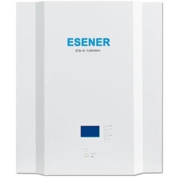Solarix Esener 51.2V 100Ah LiFePo4 Single Battery Module-LCD Control Panel Advanced BMS With Current Limiting Factor Normal Voltage: 51.2V Rated Capacity (5HR):110Ah Total Usable 4.8 kWh Maximum Continuous Charging 100A Maximum Continuous Discharging 1...