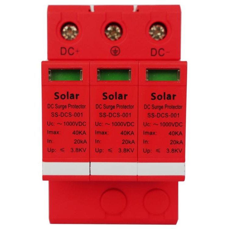 Solarix DC Surge Protector Device - Designed To Protect And Minimize The Potential Impact Of Direct And Indirect Lightning Events on Solar Panels PV Installations Should Be Installed On The DC Side Of The PV System Before The Inverter Widely Used In PV...