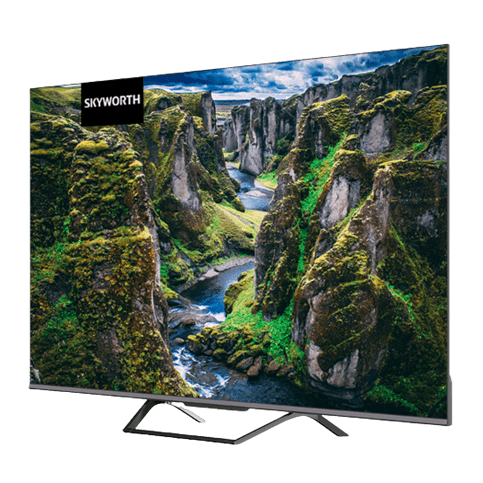 Skyworth SUE9500 50 inch UHD LED Android v10 Smart TV - Resolution 3840 x 2160 Brightness 300nits Dynamic Contrast 5000:1 6ms Response time 3x HDMI RF Input: 1x 75ohms Coaxial 2x USB 2.0 1x LAN 1x WIFI 3 year Limited Warranty
