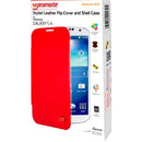 Promate Sansa-S4 Stylish Leather Flip-Cover and Shell Case for Samsung Galaxy S4-Redue 1 Year Warranty