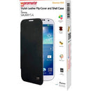 Promate Sansa-S4 Stylish Leather Flip-Cover and Shell Case for Samsung Galaxy S4-BlaRed 1 Year Warranty