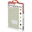 Promate Sansa-N2 Genuine Leather Flip cover for Samsung Galaxy Note II-White 1 Year Warranty