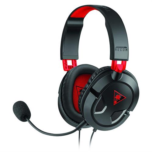 Turtle Beach Ear Recon 50 Gaming Headset For Playstation 4, Xbox One And Pc Mac - Black And Red, Retail Box, 1 Year Warranty