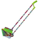 Totally Long Broom and Stand Up Dustpan Set Rainbow Paisley Design – 80cm Long Broom Handle Length 70cm Long Dustpan Handle Length - Ideal for Indoor and Outdoor Use No Packaging Out Of Box Failure Warranty