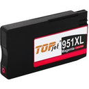 Topjet Generic Replacement Ink Cartridge For Hp 951Xl Cn047Ae - Page Yield 1500 Pages With 5% Coverage For Hp Officejet Pro 251Dw 276Dw 8100 8600 8610 8620 - High Yield Magenta