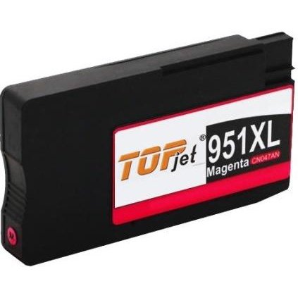 Topjet Generic Replacement Ink Cartridge For Hp 951Xl Cn047Ae - Page Yield 1500 Pages With 5% Coverage For Hp Officejet Pro 251Dw 276Dw 8100 8600 8610 8620 - High Yield Magenta