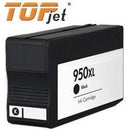 Topjet Generic Replacement For Hp 950Xl Black Cartridge For Use With Hp Officejet Pro 251 Dw, Officejet Pro 276 Dw, Officejet Pro 276 Dw, Officejet Pro 8100 E Printer, Officejet Pro 8600 Plus E-All-In-One, Officejet Pro 8600 Premium E-All-In-One, Officeje