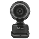 Trust Trs-17003 Exis Webcam - Black Silver 1 Year Limited Warranty