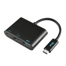 Trust Usb-C Multiport Adapter, Retail Box, Limited Lifetime Warranty