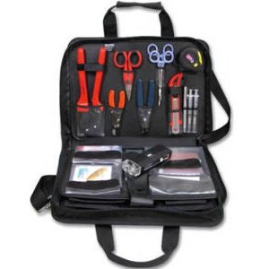 Goldtool 38 Piece Fibre Optic Termination Kit- Includes Fibre Optics Connector Crimping Tool , Fibre Optic Microscope, Ideal For Fibre Optic Installers And Technicians- Allows For Clean And Simple Terminations, With Fewer Parts And Tools, Highly Quality H