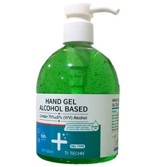 Casey TI Techn 500ml Apple Green Hand Sanitiser in Pump Spray Bottle-75% Alcohol Hydrogen Peroxide Glycerine Green Liquid - Rapidly Evaporates From Hands Leaving A Nice Green Apple Scent. Kills A Wide Range Of Bacteria And Viruses Including The (H1n1) ...