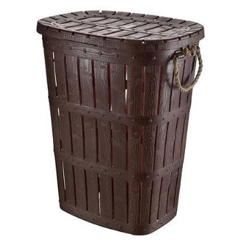 Totally Rope Laundry Basket - Brown Retail Box No Warranty