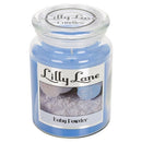 Lilly Lane Baby Powder Scented Candle Large Lidded Mason Glass Jar – Wax Capacity 510Grams, Burn Time Up To 75 Hours, High Quality Premium Paraffin Wax, Natural Material Wick , 100% Recyclable, Large Lidded Mason Glass Jar Retail Box No Warranty