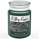 Lilly Lane Christmas Pine Scented Candle Large Lidded Mason Glass Jar – Wax Capacity 510Grams, Burn Time Up To 75 Hours, High Quality Premium Paraffin Wax, Natural Material Wick , 100% Recyclable, Large Lidded Mason Glass Jar Retail Box No Warranty