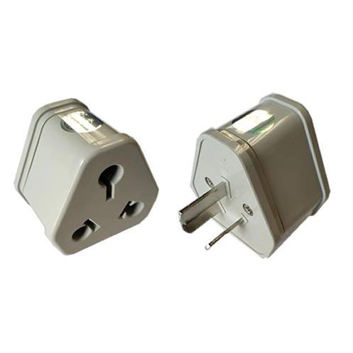 Unique Travel Adapter Sa Plug To Australia Socket- Convert A Sa Plug To Fit An Australian , New Zealand And China Wall Socket, Rated Current 10A -15A,Volatge Max 250V, Colour Beige, Retail Box, No Warranty