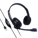 Unique Usb On Ear Stereo Headset With Microphone- Ideal For Online Learning Applications, Pc Gaming And Call Centres, In-Line Volume Control, Speaker Diameter 40Mm, Impedance: 32Ω, Leatherette Cushioned On Ear Cups , Omnidirectional Microphone , Usb Inter
