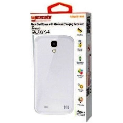 Promate Vitaqi-S4 Samsung S4 Case White 1 Year Warranty Back Shell-cover Case with In-built Wireless Charging Receiver for Samsung Galaxy S4