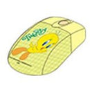 Tweety Optical Usb Mouse Colour: Green Yellow 3 Months Warranty