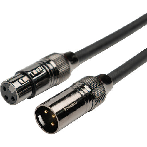 Thronmax X60 Premium XLR Male to Female Microphone Cable 6M - 3 Pin XLR Male to 3 Pin XLR Female OFC 22AWG Cable 1 year Limited Warranty