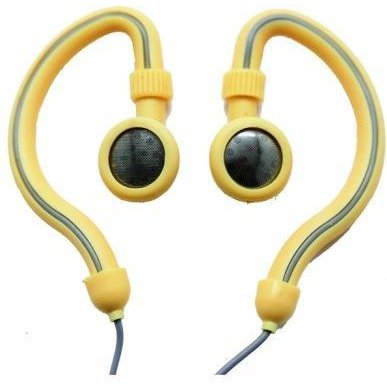 Geeko Innovate Hook On Ear Dynamic Stereo Earphones – Impedance: 32 Ohms @1KHz Frequency Response: 20-20000Hz Maximum Power Input: 0.05w Sensitivity: 105dB/mW Jack: 3.5mm Length of Cable: 1.2m – Ceam 1 year Limited Warranty
