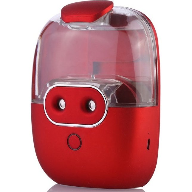 Casey Nano Hydrometer Design Multifunctional Portable 60ml USB Humidifier Air Purifier Mist Maker with LED light For Home Office and Car-Red