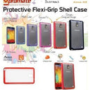 Promate Amos N3 Protective flexi-grip designed shell case for Samsung Note 3 Colour:Red 1 Year Warranty