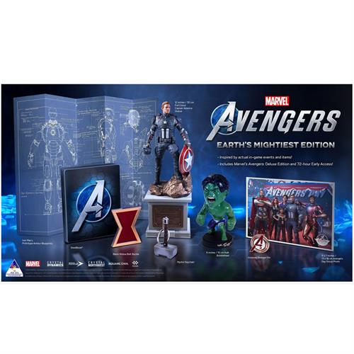 Playstation 4 Game Marvel Avengers Earth'S Mightiest Edition, Retail Box, No Warranty On Software