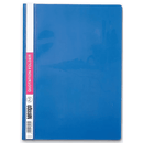 Marlin A4 Blue Quotation and Presentation Folder- Clear View Front 170 Micron Heavy Duty PVC Material Mechanism Inside For Filing A4 Size With White Side Strip Ideal For Presentations And Reports ( Single)