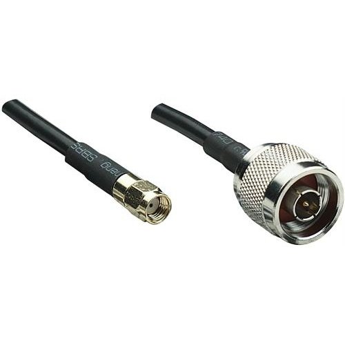 Intellinet Antenna Cable Cfd200 N Type Male Connector And Rp Sma Female Connector- 7.5 Metre Cable Length, Strand Bare Copper Wire, Outside Diameter (O.D.): 0.8 Mm + - 0.2 Mm , Insulation: Solid Polyethylene, Outside Diameter (O.D.): 2.9 Mm + - 0.1 Mm, Rg
